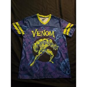 Marvel venom jersey t shirt mens